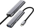 USB C to HDMI Adapter for Samsung DeX,DeX Station for Galaxy S25/S24/S23/S22/Note20/10/Tab S9/S8/S7,DeX hub with HDMI 4K,USB3.0,PD 60W,SD/TF Card Slot,Steam Deck,Nintendo Switch