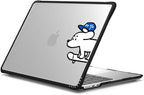CASETiFY Impact MacBook Air 13.6" (M2-M4) Case [Cushioned Impact Corners/Scratch-Resistant/Anti-Slip Grip] - Skater John (Standard) - Clear Black