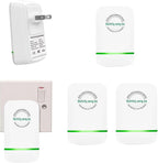 Elon-musk's Electricity Saving Box Stop Watt Stopwatt Energy Saving Device Save Energy Saving Device Energy Saving Power Strip for Home Office US Plug 90v-250v 30kw Rated Green (3PCS White)