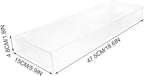 DOITOOL Clear Acrylic Keyboard Cover Protector -Cat, Desktop Keyboard Protector Mechanical Keyboard Cover Computer Keyboard Accessories (18.6 x 5.9X 1.8inch)