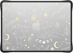 CASETiFY Impact MacBook Air 13.6" (M2-M4) Case [Cushioned Impact Corners/Scratch-Resistant/Anti-Slip Grip] - Stargazing - Clear Black