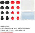 Replacement Silicone Ear Tips Earbuds Eargels Earpads Compatible with Powerbeats 1/2/3 Wireless Beats by Dre Headphones,Earbud Tips (8 Pairs