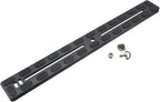 PU-350 350mm Universal Long Quick Release Plate Dual Dovetail Slide Rail with D-Ring Screw for Ball Head Tripod Mount DSLR Camera Arca Swiss Compatible