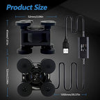 Mini, Compact 40mm x 20mm USB Fan, for VR Gear, Aquarium, Roku, Router, Raspberry Pi, Cosplay, Helmet Cooling Ventilation