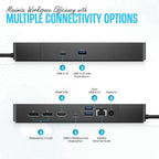 WD19S Dell Docking Station USB-C Dual Monitor with 130W Supply & HDMI Cable (Renewed)