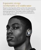 CCA C12 in Ear Monitor Headphones 5BA 1DD Hybrid HiFi IEM Earphones Noise Isolating Stereo Wired Earbuds for Musicians Audiophile Singers DJ（with mic）