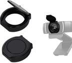 2 Pack Universal Webcam Cover, Desktop Computer External Webcam Lens Covers Shutter Cap Hood, Streaming Web Camera Privacy Cover Clip Compatible with Logitech HD Pro Webcam C270/C615/C920/C930e/C922X
