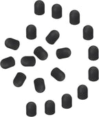 MECCANIXITY 40Pcs Replacement Stylus Pen Tips 5.5mm Conductive Capacitive Touch Screen Pens Tips Silicone Rubber, Black