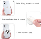 Bonoma Phone Ring Holder, 3 Pack Universal Finger Ring Stand Grip Kickstand Ring for All Smartphones (Cow)