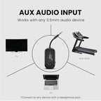 Avantree Voyager HA - Auracast Transmitter for Hearing Aids with Display & Volume Control, LE Audio, Bluetooth 5.4, Qualcomm Chip, Firmware Upgradeable, AUX for TV, PC