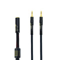 Arklove 2ft Shielded 1/8" aux Input 3.5mm Female to 2X 3.5 Output Splitter Stereo Video Audio Cable Out 3.5 Male to Two 3.5 Male in Dual Speaker Cord 24k Gold Plated