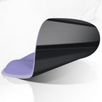 ITNRSIIET Ergonomic Mouse Pad with Wider Memory Foam Wrist Rest +17%, Curved Cushion Reduces Pressure 20%, Pain Relief, Non-Slip, Smooth, Cute Color Desk Accessory, 9.85 x 9 inch, Purple Gradient