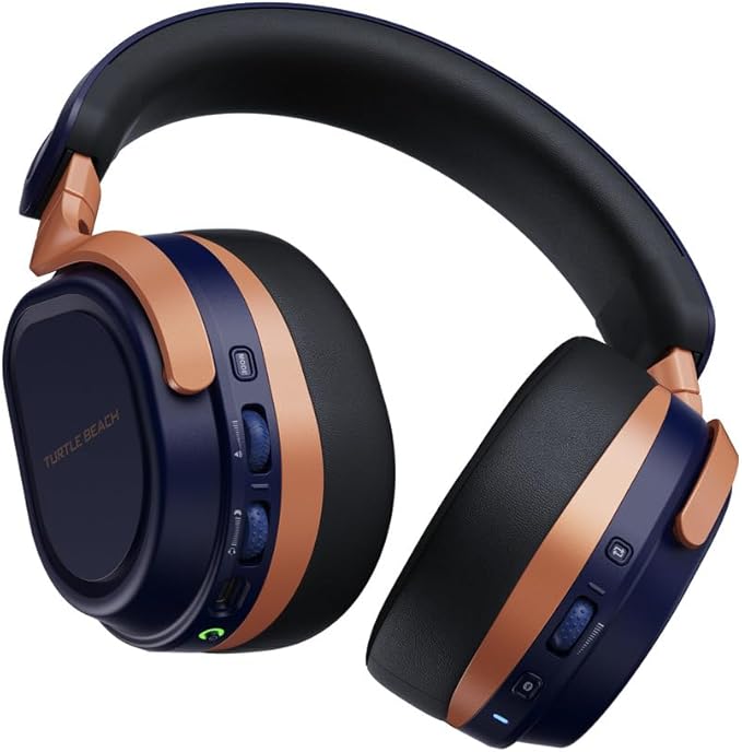 Turtle Beach Stealth 700 Gen 3 Wireless Multiplatform Amplified Gaming Headset for Xbox Series X|S, Xbox One, PC, PS5, Mobile – 60mm Drivers, AI Noise-Cancelling Mic, Bluetooth, 80-Hr Battery – Cobalt