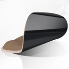 ITNRSIIET Ergonomic Mouse Pad with Wider Memory Foam Wrist Rest +17% - Curved Cushion Reduces Pressure 20%, Pain Relief, Non-Slip, Smooth, Cute Colors, 9.85 x 9 in, Soft Brown Gradient