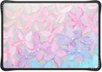 CASETiFY Impact MacBook Air 13" (M1/Intel) Case [Cushioned Impact Corners/Scratch-Resistant/Anti-Slip Grip] - Clear Hydrangea Blooms - Clear Black