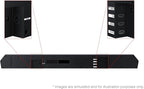 Samsung Q-Series Soundbar HW Q600F 3.1.2 ch Subwoofer (2025 Model) SpaceFit Sound Pro, Q-Symphony, Adaptive Sound
