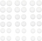 Earbud Tips Soft and Comfortable Headphone Ear Tips Ear Bud Replacement Pieces Silicone Fit Most in-Ear Headphones，Inner Hole 3.8mm -5.5mm，18 Pairs White S/M/L Replacement Earbud Tips