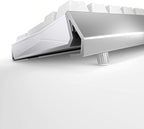 Cherry MX 3.0 S Wired Mechanical Gaming Keyboard. Aluminum Housing Built for Gamers w/MX Black Switches. RGB Backlit Color Display Over 16m Colors. from The Makers of MX. Full Size. Pure White.