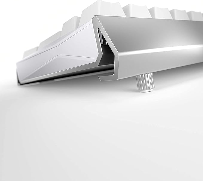 Cherry MX 3.0 S Wired Mechanical Gaming Keyboard. Aluminum Housing Built for Gamers w/MX Black Switches. RGB Backlit Color Display Over 16m Colors. from The Makers of MX. Full Size. Pure White.