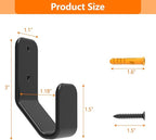 4 PCS Keyboard Wall Mount Storage,Keyboard Wall Holder,Keyboard Wall Rack, Metal Keyboard Wall Hanger with Adhesive & Screw in,for Gaming Mechanical Keyboards, for Devices Thickness < 3cm