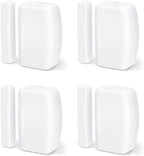 THIRDREALITY Zigbee Contact Sensor 4 Pack, Door and Window Monitor, Home Automation,Works with Home Assistant,SmartThings,Aeotec,Homey,Hubitat or Echo Devices with Build-in Zigbee Hub,hub Required