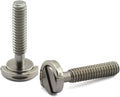 HJ Garden 2pcs 1/4-20 Thread D-Ring Stainless Steel Camera Fixing Screws for Camera Tripod Monopod QR Plate,D Shaft Quick Release Plate Mounting Screw 30mm Length