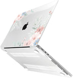 Batianda Premium Case for New MacBook Air 15 inch 2025 M4 2024 2023 with M3 M2 Chip Model A3114 A2941, Designed Protective Plastic Hardshell & Keyboard Cover & Screen Protector, Watercolor Floral