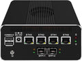 CWWK Intel Alder Lake N100(4C/4T Up to 3.4GHz)/N305(8C/8T Up to 3.8GHz) Dual SFP+10GbE Mini PC|4xIntel I226-V 2.5GbE |DDR5 Memory|PCI-E x4|HDMI+DP+Type-C (10 Gigabit N305, 8G RAM 128G SSD)