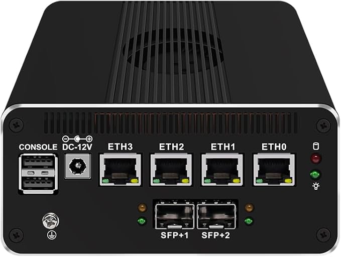 CWWK Intel Alder Lake N100(4C/4T Up to 3.4GHz)/N305(8C/8T Up to 3.8GHz) Dual SFP+10GbE Mini PC|4xIntel I226-V 2.5GbE |DDR5 Memory|PCI-E x4|HDMI+DP+Type-C (10 Gigabit N100, No RAM No SSD)