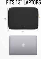 Vandel MacBook Air 13 inch Laptop Sleeve, Fits 13-13.3 inch Laptops: Neoprene MacBook Air & Pro Case, Chromebook, HP Soft Cover | Thin Computer Carrying Bag, Black Mac (M1 & M2) Pouch