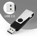KEXIN Bulk USB 50 Pack 1GB USB Flash Drives Flash Drive Thumb Drive Bulk Flash Drives Swivel USB 2.0 (1G, 50PCS, Black)