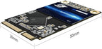 SSD mSATA 256GB Dogfish Internal Solid State Drive High Performance Hard Drive for Desktop Laptop SATA III 6Gb/s (256GB MSATA)