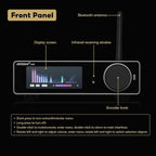 AIYIMA A80 Bluetooth Amplifier DAC Stereo HiFi Home Audio Receiver with PFFB 2.0 Channel Hi-Res Class D Power Amp with PC-USB Coaxial Optical TRS RCA Input