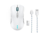 Lenovo Legion M600 RGB Wireless Gaming Mouse – 16,000 DPI, 9 Programmable Buttons, 200-Hour Battery Life, 50-Million Clicks Durability – Ambidextrous Computer Mouse (Stingray)