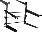 Rockville Rock2d2 Adjustable Dual Shelf DJ Controller Midi Keyboard Laptop Stand