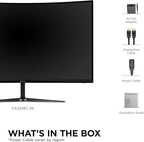 ViewSonic VX3218C-2K 32 Inch Curved 1440p 1ms 165Hz Gaming Monitor with AMD FreeSync Premium, Eye Care, HDMI and Display Port