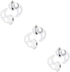 Medium Earbud Replacement Tips Silicone Ear Bud Tips Compatible with Bose Quietcomfort and Sport Headphone Ear Tips Earbud Cap 3 Pairs S M L