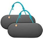 Car Air Freshener - Lasts 365+ Days - No Chemicals - 100% Activated Bamboo Charcoal - No Fragrance Deodorizer, Auto Odor Eliminator - Absorb Smoke Smell [2Pk]