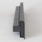ICC CAT6 Feed-Through Patch Panel, 24 Port, 1U Rackmount, RJ45 Ethernet Patch Panel, No Punch Down, PoE++ and TAA Compliant, Black