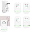 Elon-musk's Electricity Saving Box Stop Watt Stopwatt Energy Saving Device Save Energy Saving Device Energy Saving Power Strip for Home Office US Plug 90v-250v 30kw Rated Green (4PCS, White)