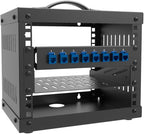 4U Small Network Cabinet-10 inch Server Rack for 10" Server, Network, Audio, and Video Equipments at Home or Office (4U)