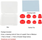 Earbud Replacement Tips Silicone Ear Tips Compatible with Powerbeats 1/2/3 Wireless Beats by Dre Headphones,4 Pairs Earbud Cap