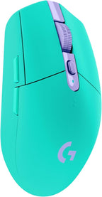 Logitech G305 LIGHTSPEED Wireless Gaming Mouse, Hero 12K Sensor, 12,000 DPI, Lightweight, 6 Programmable Buttons, 250h Battery Life, On-Board Memory, PC/Mac - Mint