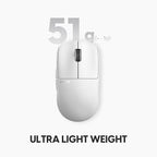 Pulsar Gaming Gears X2 v3 Wireless Gaming Mouse, Ultra Lightweight, Optical Switch, 32000 DPI, 750 IPS, XS-1 Sensor, 8k Compatible (Mini, White)