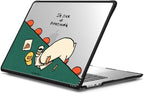 CASETiFY Impact MacBook Air 15" (M2-M4) Case [Cushioned Impact Corners/Scratch-Resistant/Anti-Slip Grip] - I'm Sick of Everything - Clear Black