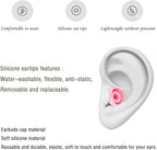 4 Pairs Silicone Earbud Tips Replacement Earbuds Cap Ear Tips Compatible with Powerbeats 1/2/3 Wireless Beats by Dre Headphones,(Pink)