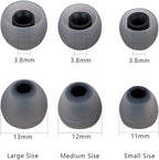 Silicone Earbud Tips Replacement Earbuds Cap Eartips Tips Eargels 9 Pairs S M L