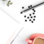 Stylus Pen Tips Rubber: Soft, No Scratches,Universal Stylus Ends for Touch Screen - 15pcs, Outer Diameter 6mm, Inner Diameter 3.6mm