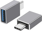 USB C Male to USB A Female Adapter (3 Pack),USB 3.2 GEN2 10Gbps High-Speed Data PD 60W Fast Charging for iMac,MacBook Pro/Air,iPhone 16 15,iPad,Microsoft Surface,Samsung Galaxy S24/23/22,etc.