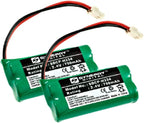 Synergy Digital Cordless Phone Batteries, Compatible with Vtech CS6919 Cordless Phone, (Ni-MH, 2.4V, 750 mAh), Combo-Pack Includes: 2 x SDCP-H334 Batteries